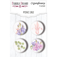 Скрапфишки набор 4шт Majestic Iris 1 №262
