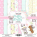 Набор двухсторонней бумаги для скрапбукинга Puffy Fluffy Girl 20x20 см, 10 листов