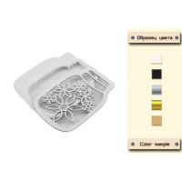 Заготівля для шейкера Snowflakes in jar 9,2х6,5 Золото