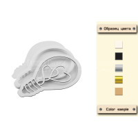Заготівля для шейкера Lightbulb 10,5х6,7 Срібний