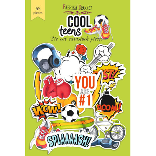 Набор высечек коллекция Cool Teens 65 шт
