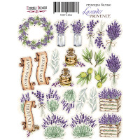 Набор наклеек (стикеров) №056, Lavender Provence Лавандовая Прованс