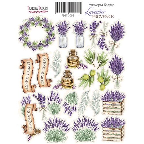 Набор наклеек (стикеров) №056, Lavender Provence Лавандовая Прованс