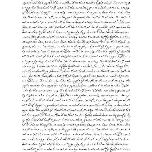 Оверлей Письмо (Letter) 21х29,7 см