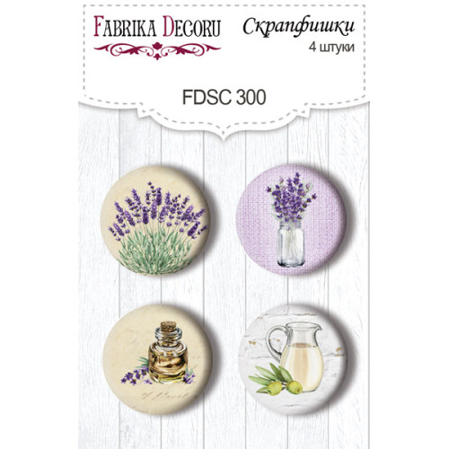 Скрапфишки набор 4шт Lavender Provence 1 №300