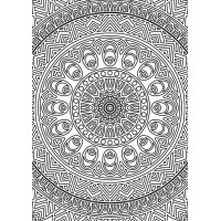 Оверлей Большая Мандала (Large Mandala) 21х29,7 см