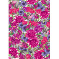 Оверлей Квітковий Розум Фон (Mind Flowers background) 21х29,7 см