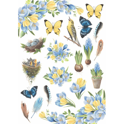 Оверлей Ботаническая Весна (Botany spring) 21х29,7 см