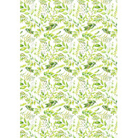 Оверлей Весенний Цветок Зелень (Spring Blossom green) 21х29,7 см