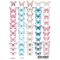 Набор картинок для декорирования Бабочки 2 А4 21х30 см