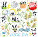 Набір скраппаперу Мій Маленький Панда Хлопчик My little panda boy 20x20 см, 10 аркушів