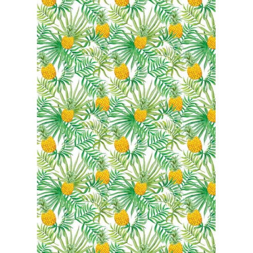 Оверлей Ананасы Фон (Pineapples Background) 21х29,7 см