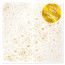 Ацетатний лист із золотим візерунком Golden Pion, 30,5 см х 30,5 см (Півонія) - товара нет в наличии