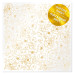 Ацетатний лист із золотим візерунком Golden Pion, 30,5 см х 30,5 см (Півонія)