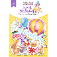 Набор высечек коллекция Sweet birthday 54 шт
