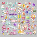 Набор высечек коллекция Sweet birthday 54 шт