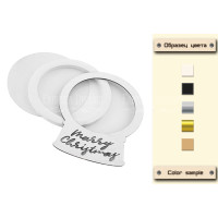 Заготівля для шейкера Різдвяна повітряна куля 9,5х7,5см