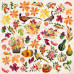 Набор скрапбумаги Ботаническая ОсеньBotany autumn redesign 30,5x30,5 см, 10 листов