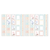 Набір смуг з картинками для декорування Shabby baby boy redesign 5 шт 5х30,5 см