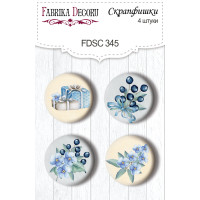 Скрапфишки набор 4шт Shabby baby boy redesign №345