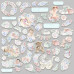 Набор высечек коллекция Shabby baby girl redesign 55 шт