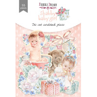 Набір висічок колекція Shabby baby girl redesign 55 шт