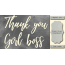 Чипборд Thank you, girl boss 10х20 см №394