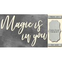 Чипборд Magic is in you 10х20 см №395