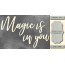 Чипборд Magic is in you 10х20 см №395