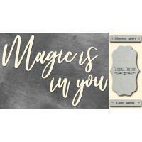 Чипборд Magic is in you 10х20 см №395