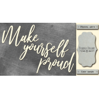 Чіпборд Make yourself proud 10х20 см №396