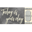 Чипборд Today is your day 10х20 см №398