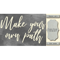 Чіпборд Make your own path 10х20 см №401