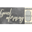 Чипборд Good morning 10х20 см №406