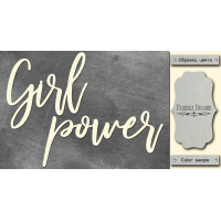 Чіпборд Girl power 10х20 см №408