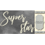 Чипборд Super star 10х20 см №409