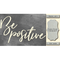 Чипборд Be positive 10х20 см №410