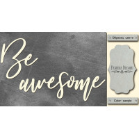 Чіпборд Be awesome 10х20 см №412