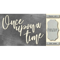 Чіпборд Once upon a time 10х20 см №419