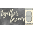 Чипборд Together forever 10х20 см №421