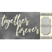 Чипборд Together forever 10х20 см №421