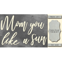Чіпборд Mom you like a sun 10х20 см №422