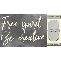 Чіпборд Free spirit, be creative 10х20 см №423