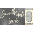Чипборд Save the date, smile 10х20 см №425