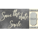 Чіпборд Save the date, smile 10х20 см №425