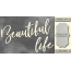 Чипборд Beautiful life 10х20 см №427