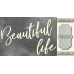 Чипборд Beautiful life 10х20 см №427