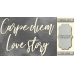 Чипборд Carpe diem, love story 10х20 см №429