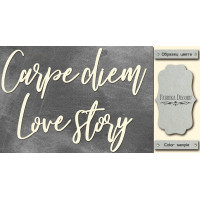 Чіпборд Carpe diem, love story 10х20 см №429