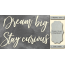 Чипборд Dream big, stay curious 10х20 см №430